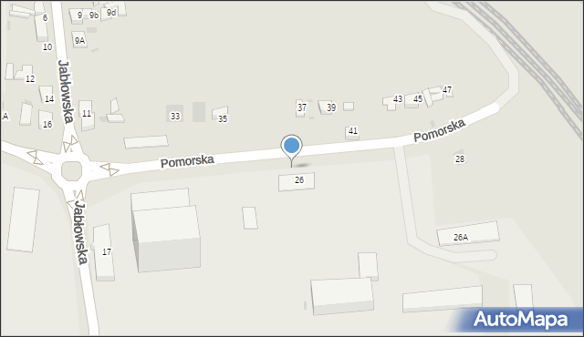 Starogard Gdański, Pomorska, 33a, mapa Starogard Gdański