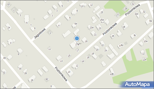 Starogard Gdański, Poziomkowa, 17a, mapa Starogard Gdański