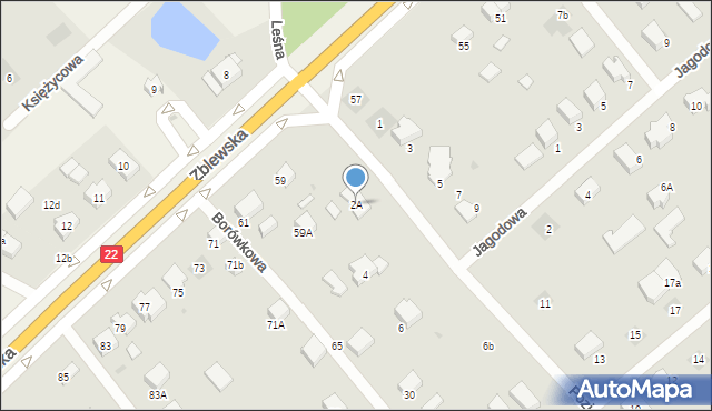 Starogard Gdański, Poziomkowa, 2A, mapa Starogard Gdański