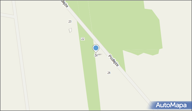 Starowola, Podłęże, 24, mapa Starowola