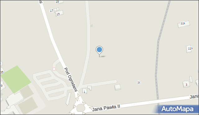 Stary Sącz, Pod Ogrodami, 5a, mapa Stary Sącz