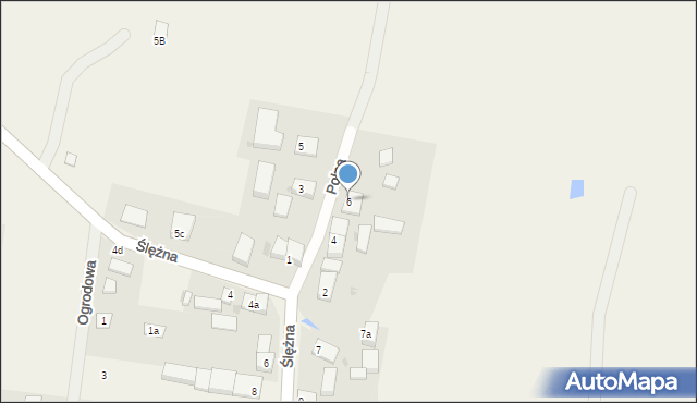 Stary Śleszów, Polna, 6, mapa Stary Śleszów