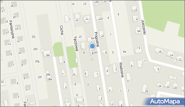 Stasi Las, Pogodna, 9, mapa Stasi Las