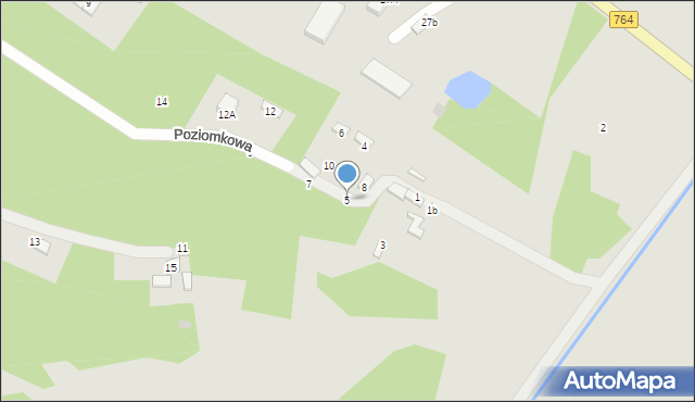 Staszów, Poziomkowa, 5, mapa Staszów