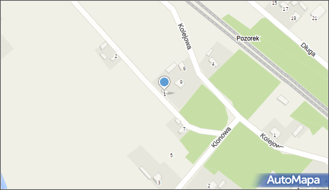 Staw Kunowski, Polna, 1, mapa Staw Kunowski