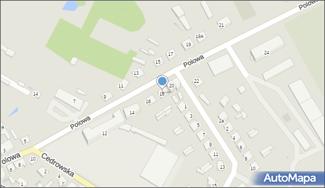 Stawiski, Polowa, 18, mapa Stawiski