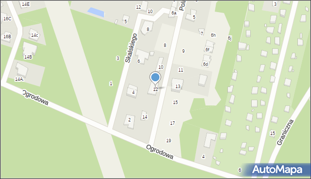 Stefanowo, Polnych Bratków, 12, mapa Stefanowo