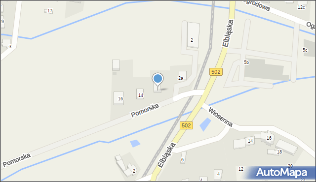 Stegna, Pomorska, 4, mapa Stegna