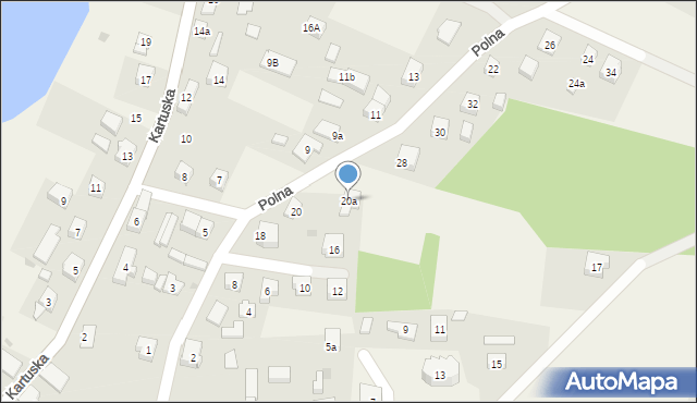 Stężyca, Polna, 20a, mapa Stężyca