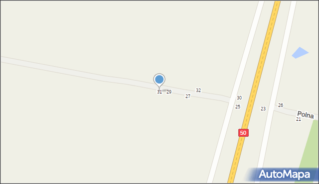 Stojadła, Polna, 31, mapa Stojadła