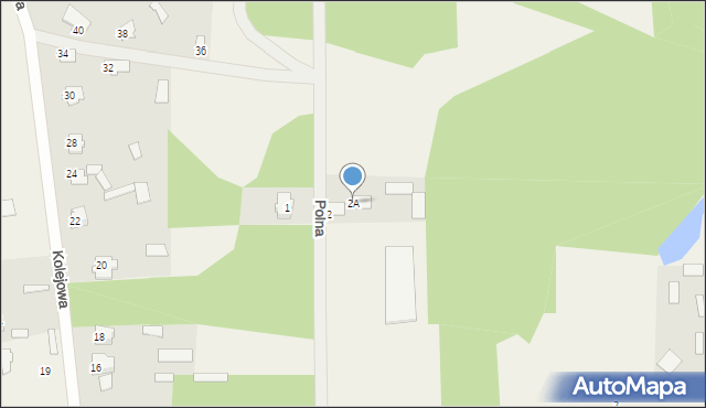Strabla, Polna, 2A, mapa Strabla