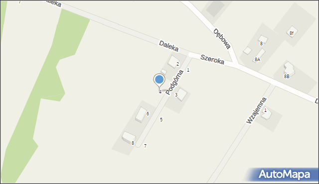 Stronno, Podgórna, 4, mapa Stronno