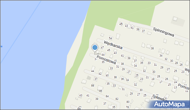 Strykowo, Pomostowa, 46, mapa Strykowo