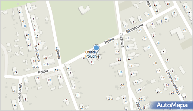 Strzegom, Polna, 3, mapa Strzegom