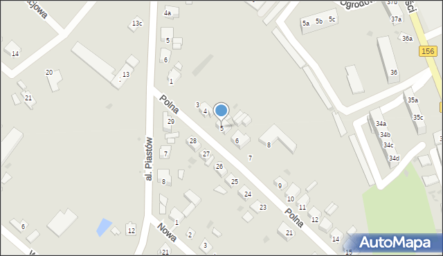 Strzelce Krajeńskie, Polna, 5, mapa Strzelce Krajeńskie