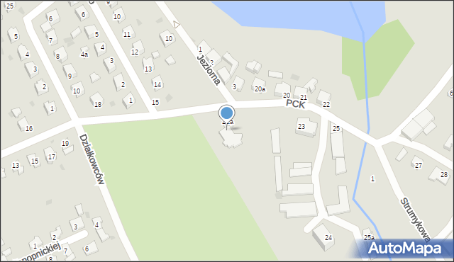 Strzelce Krajeńskie, Polskiego Czerwonego Krzyża, 23a, mapa Strzelce Krajeńskie