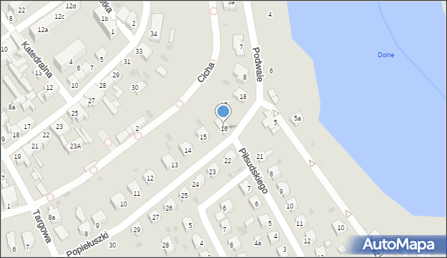 Strzelce Krajeńskie, Popiełuszki Jerzego, bł. ks., 16, mapa Strzelce Krajeńskie