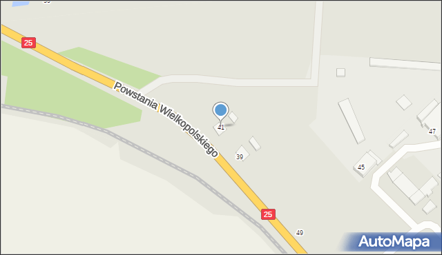 Strzelno, Powstania Wielkopolskiego, 41, mapa Strzelno
