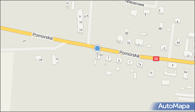 Suchań, Pomorska, 1, mapa Suchań