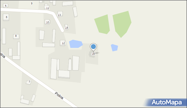 Suchcice, Polna, 10, mapa Suchcice