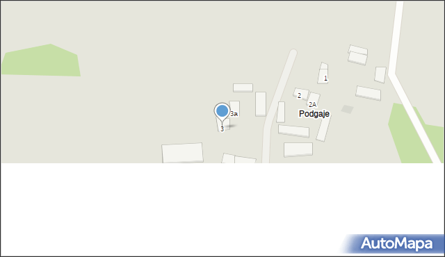 Suchowola, Podgaj, 3, mapa Suchowola