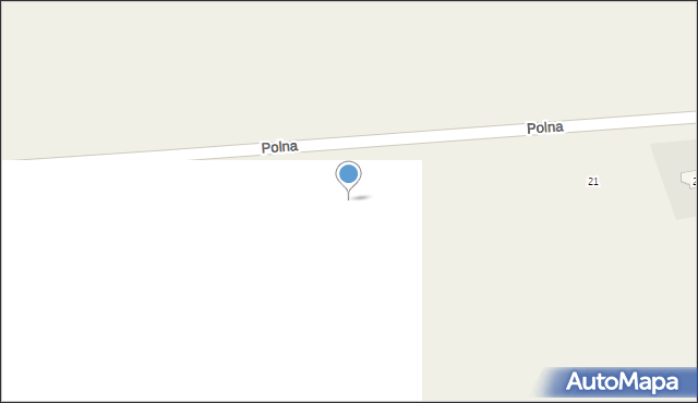 Suchy Dąb, Polna, 23, mapa Suchy Dąb