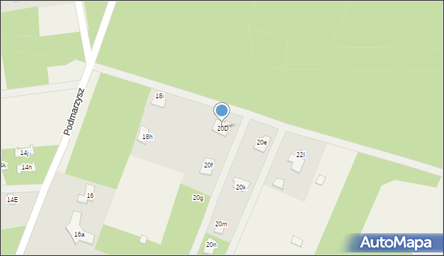 Suków, Podmarzysz, 20D, mapa Suków