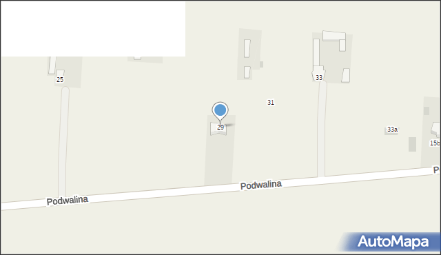 Sukowska Wola, Podwalina, 29, mapa Sukowska Wola