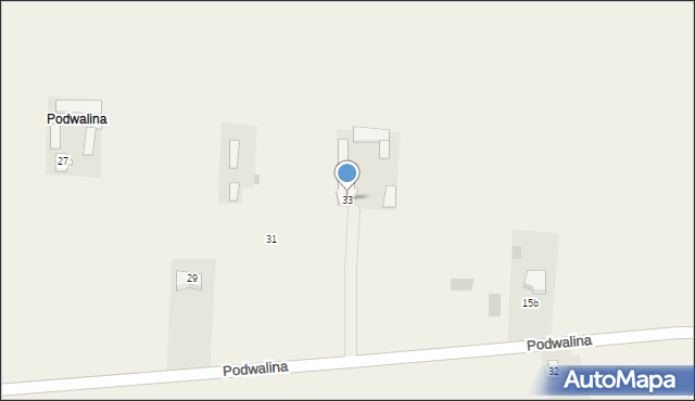 Sukowska Wola, Podwalina, 33, mapa Sukowska Wola