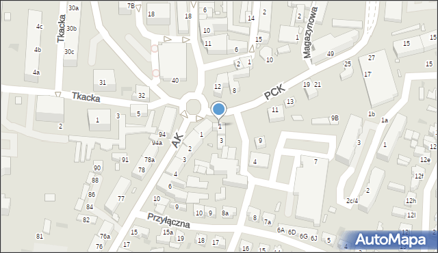 Sulechów, Polskiego Czerwonego Krzyża, 1, mapa Sulechów