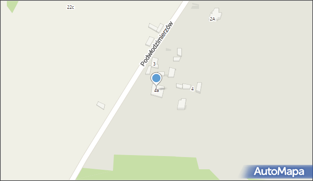 Sulejów, Podwłodzimierzów, 4a, mapa Sulejów