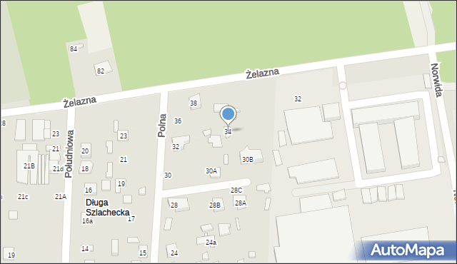 Sulejówek, Polna, 34, mapa Sulejówek