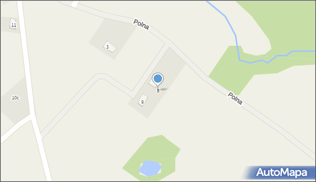 Sulików, Polna, 8, mapa Sulików
