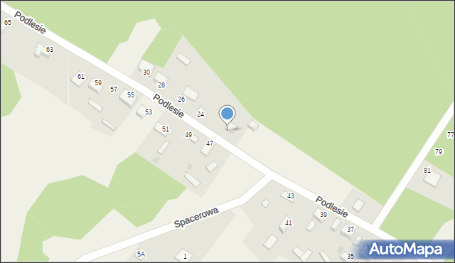 Suliszowice, Podlesie, 22, mapa Suliszowice