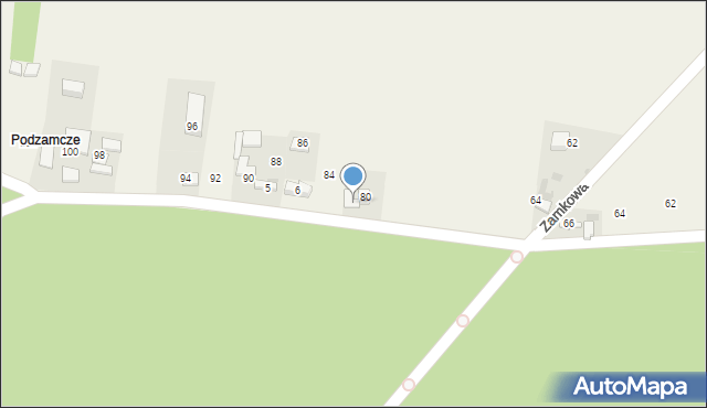 Sułoszowa, Podzamcze, 82, mapa Sułoszowa