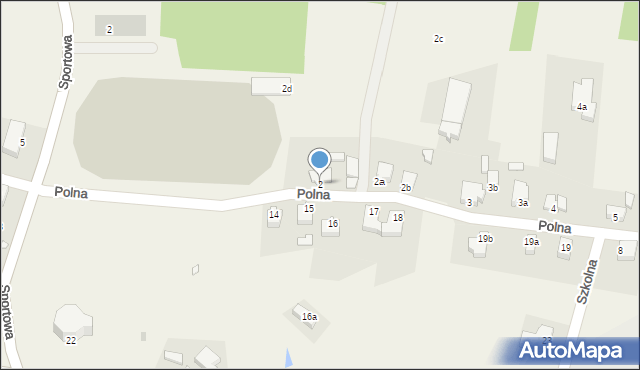 Sułów, Polna, 2, mapa Sułów