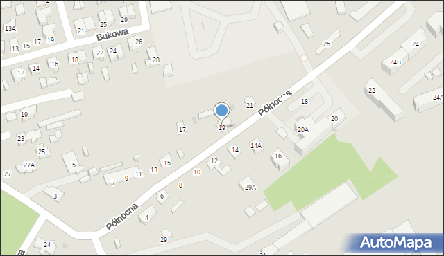 Suwałki, Północna, 19, mapa Suwałk