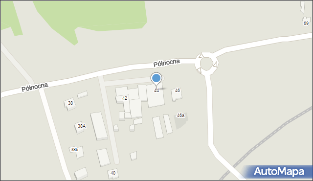 Suwałki, Północna, 44, mapa Suwałk