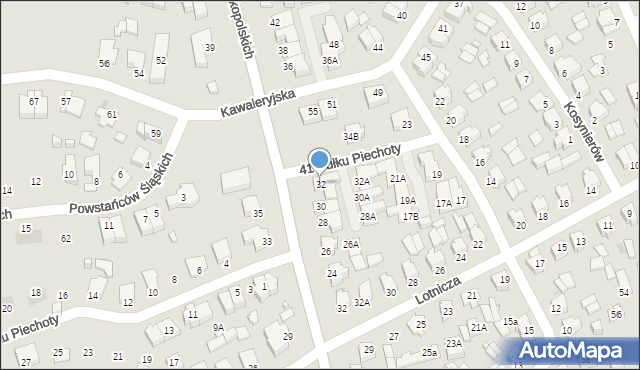 Suwałki, Powstańców Wielkopolskich, 32, mapa Suwałk