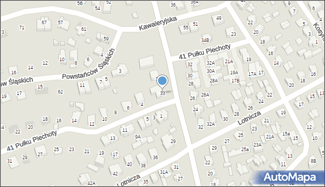 Suwałki, Powstańców Wielkopolskich, 33, mapa Suwałk