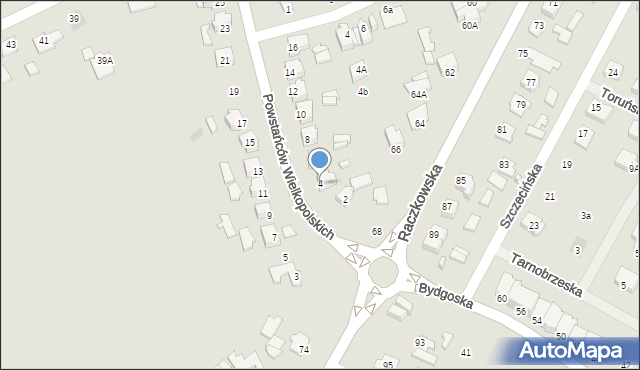 Suwałki, Powstańców Wielkopolskich, 4, mapa Suwałk