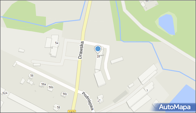 Świdwin, Podmiejska, 18, mapa Świdwin