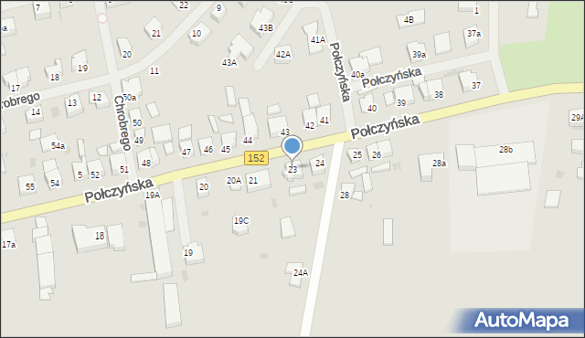 Świdwin, Połczyńska, 23, mapa Świdwin