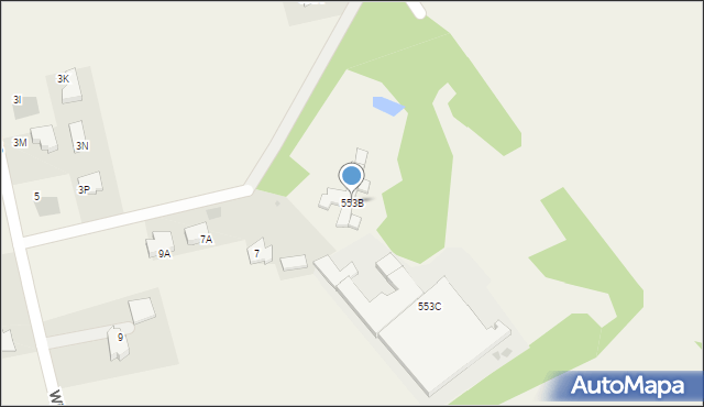 Święcice, Poznańska, 553B, mapa Święcice