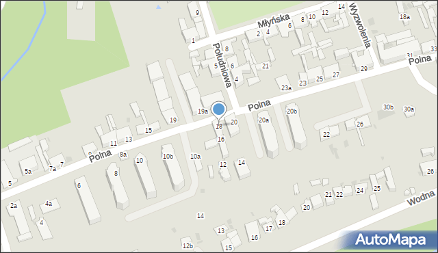 Świecie, Polna, 18, mapa Świecie