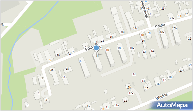 Świecie, Polna, 8, mapa Świecie
