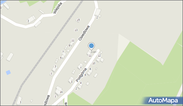 Świeradów-Zdrój, Podgórna, 13, mapa Świeradów-Zdrój
