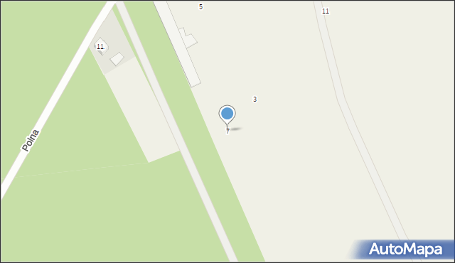 Świerczów, Polna, 7, mapa Świerczów