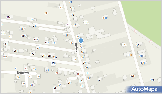 Świerklaniec, Polna, 22, mapa Świerklaniec