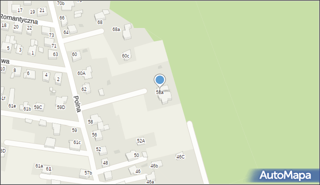 Świerklaniec, Polna, 58a, mapa Świerklaniec